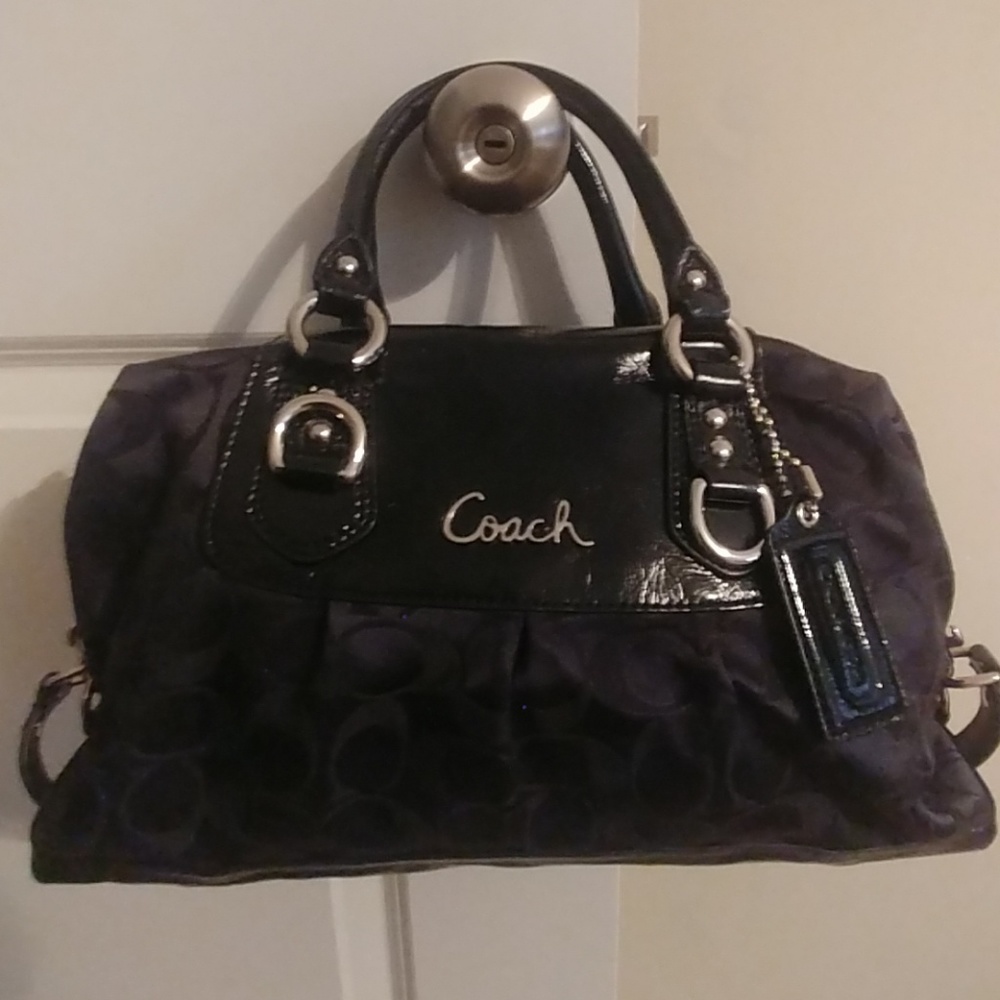 Coach Ashley Sateen Satchel Handbag